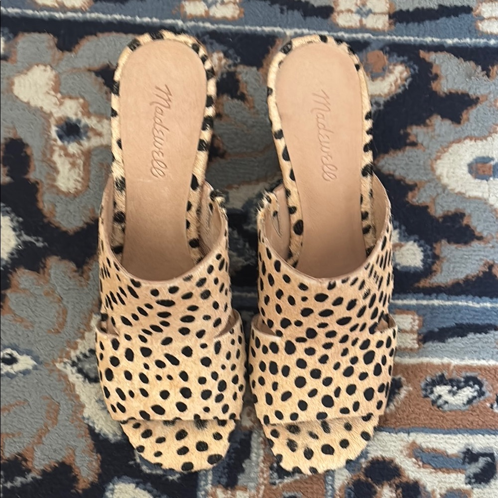 Madewell Cutout Heeled Mules